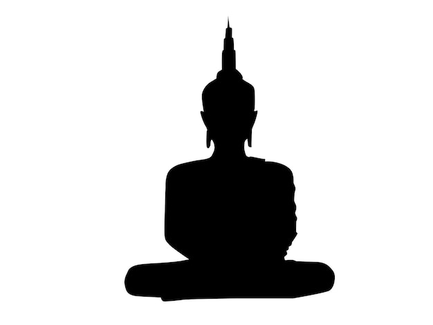 Buddha silhouette