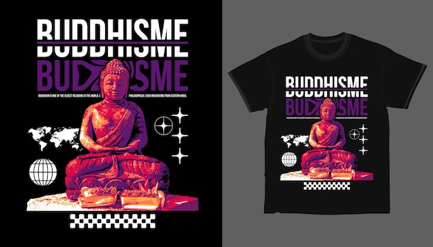Buddhisme Design Vector For Tshirt Streetwear Hoodie Poster and other