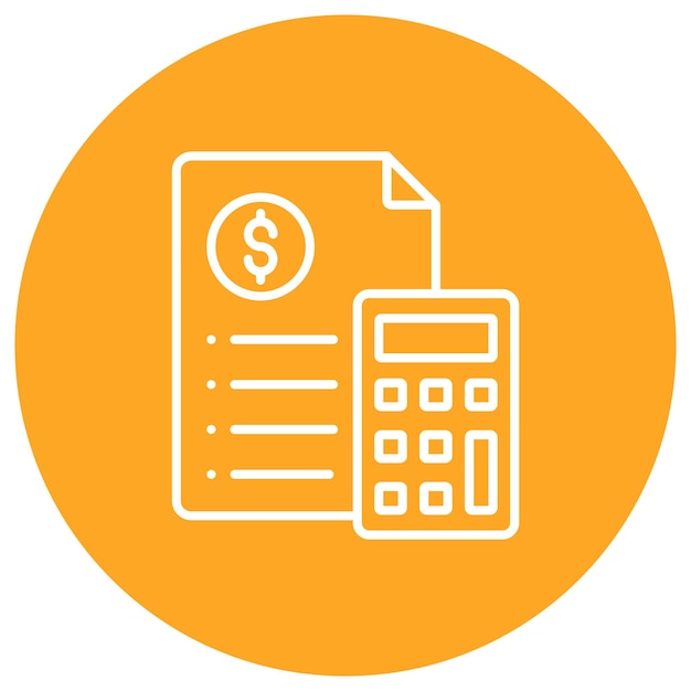 Budget Calculations Vector Illustration Style