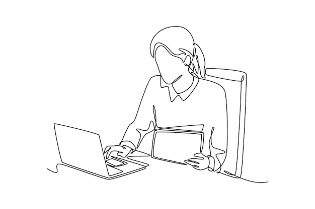 単一線図設計ベクトルグラフィックイラスト