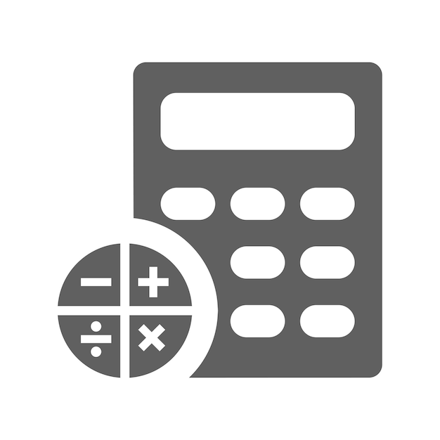 Budget icon Gray vector graphics