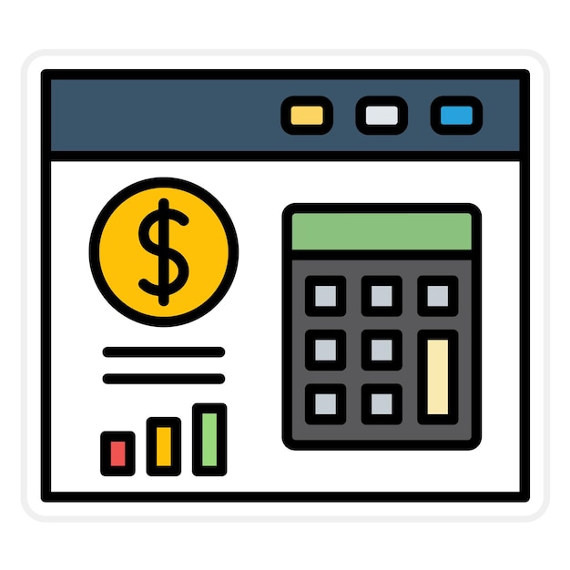 Vector budget icon vector image can be used for seo and sem