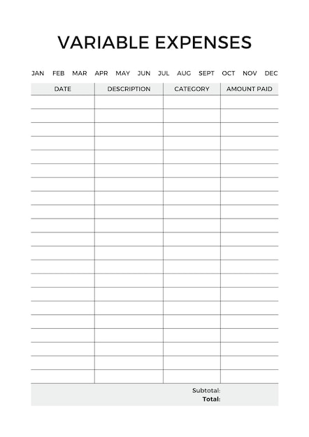 Budget planner template 2023 monthly daily planner calendar template