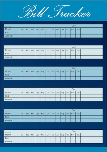 budget planner template for journaling and notebook.