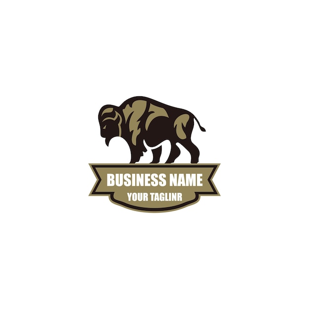 buffalo or bison exclusive logo design inspiration