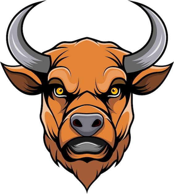 buffalo head mascot