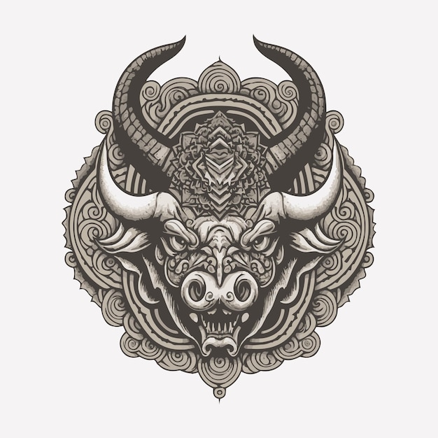 Buffalo king ornament