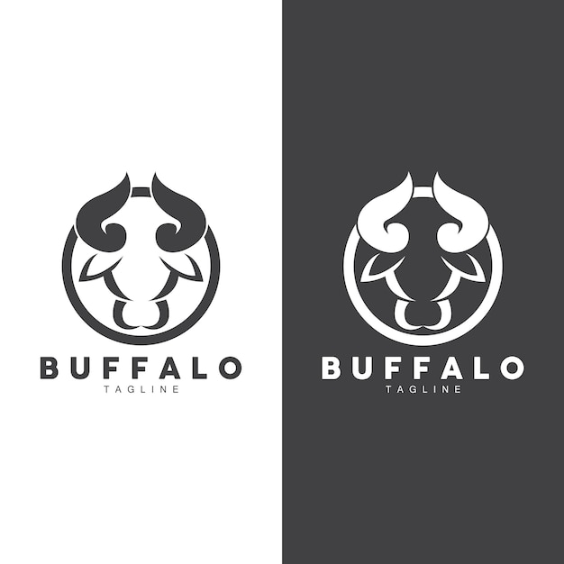 Buffalo Logo Templet Vector Illustration