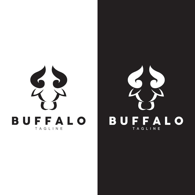 Buffalo Logo Templet vectorillustratie