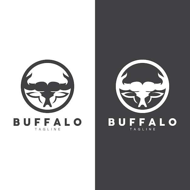 Buffalo Logo Templet vectorillustratie