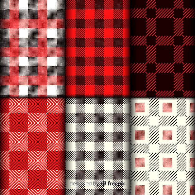 Buffalo patroon collectie plaid