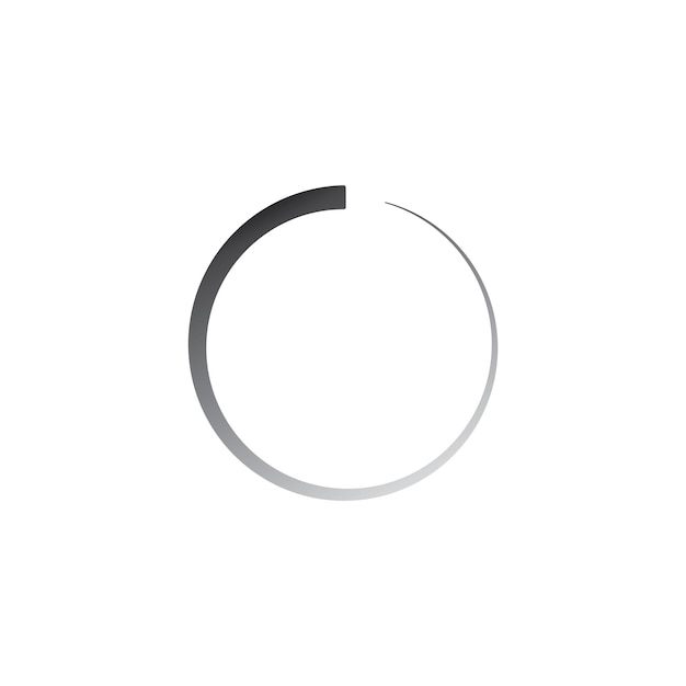 Buffering icon vector