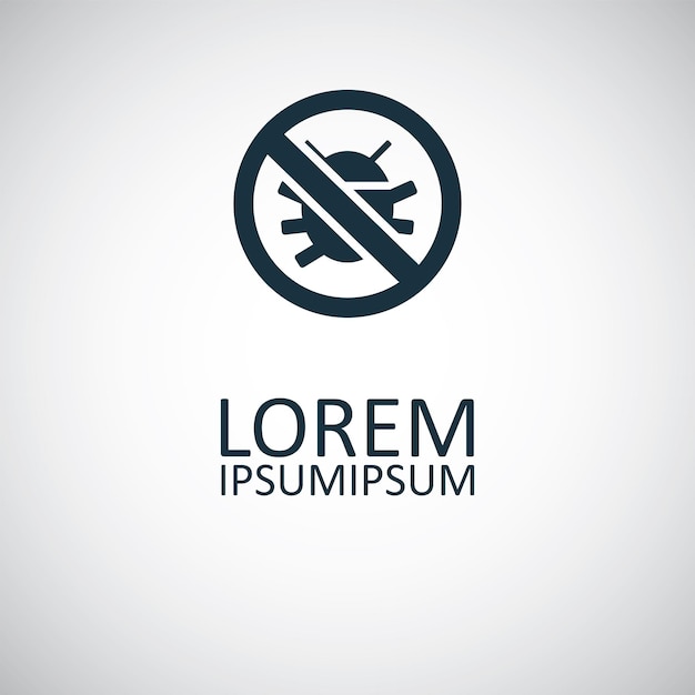 Bug forbidden icon