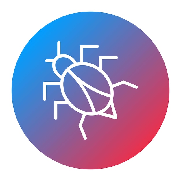 Bug icon vector afbeelding Kan worden gebruikt voor Software Testing