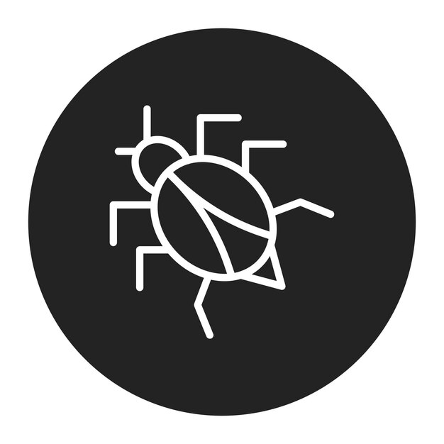Bug icon vector afbeelding Kan worden gebruikt voor Software Testing