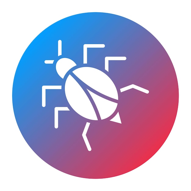 Bug icon vector afbeelding Kan worden gebruikt voor Software Testing