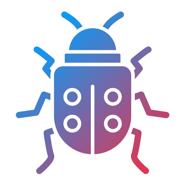 Bug icon vector afbeelding Kan worden gebruikt voor UX en UI