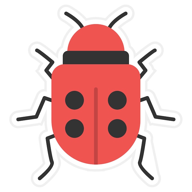 Bug icon vector afbeelding Kan worden gebruikt voor UX en UI