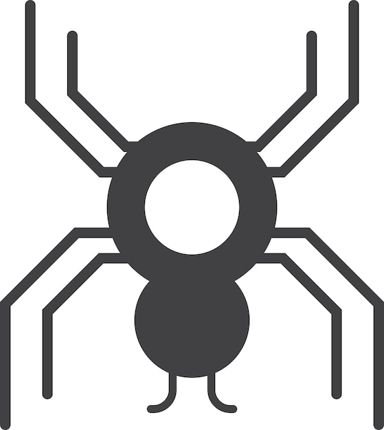 Bug illustration in minimal style