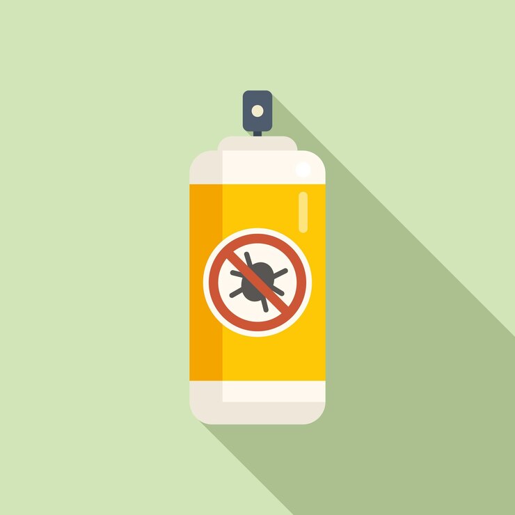 Vector bug sprayer icon flat vector travel gear tourism equipment