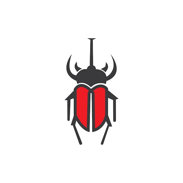 Bug vector illustratie pictogram ontwerpsjabloon