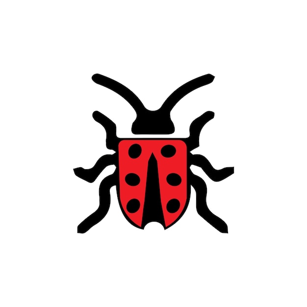 Bug vector illustration icon design template