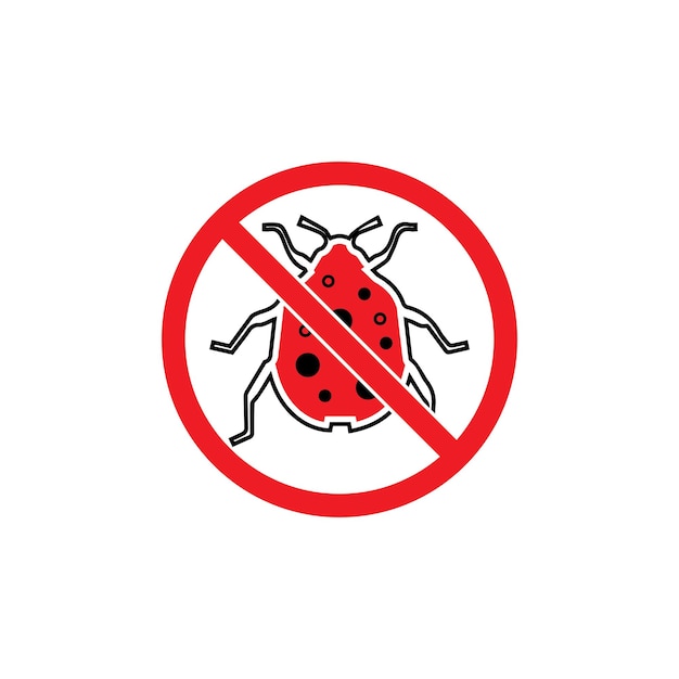 Bug vector illustration icon design template