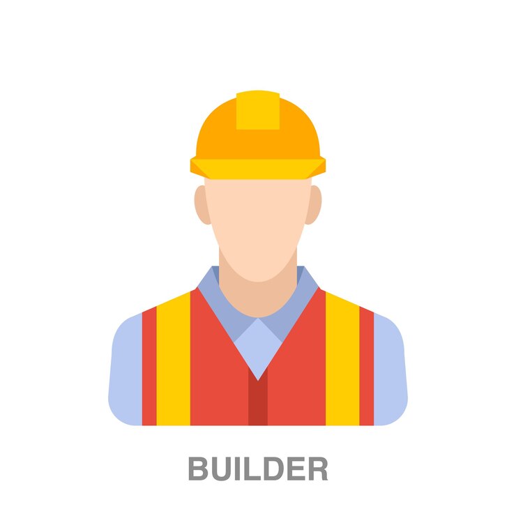Premium Vector | Builder illustration on transparent background