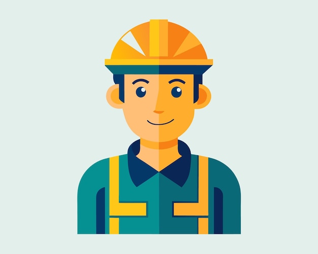 builder mascot vector desing