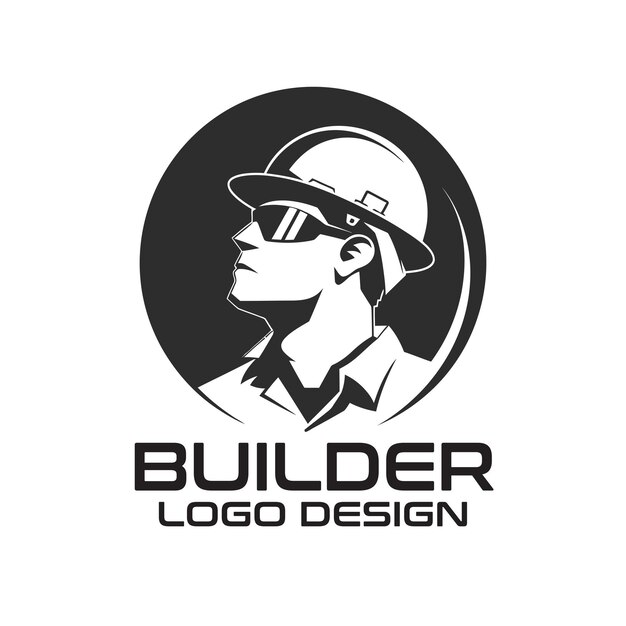 Vector builder vector logo design