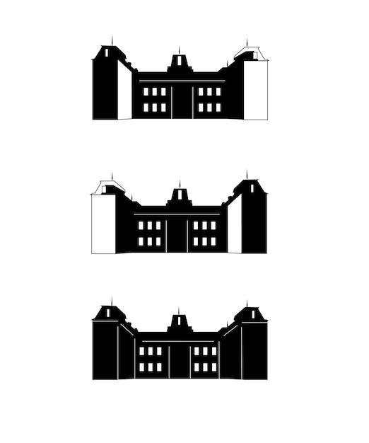 Costruzione del castello a lviv ucraina architettura