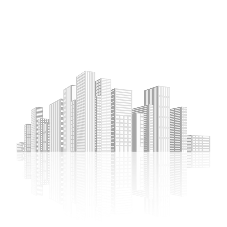 Vector building and city illustration