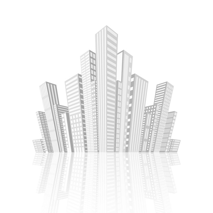 Vector building and city illustration