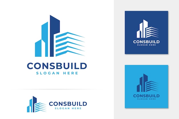 Building construction logo design template Architecture logo vector illustration concept