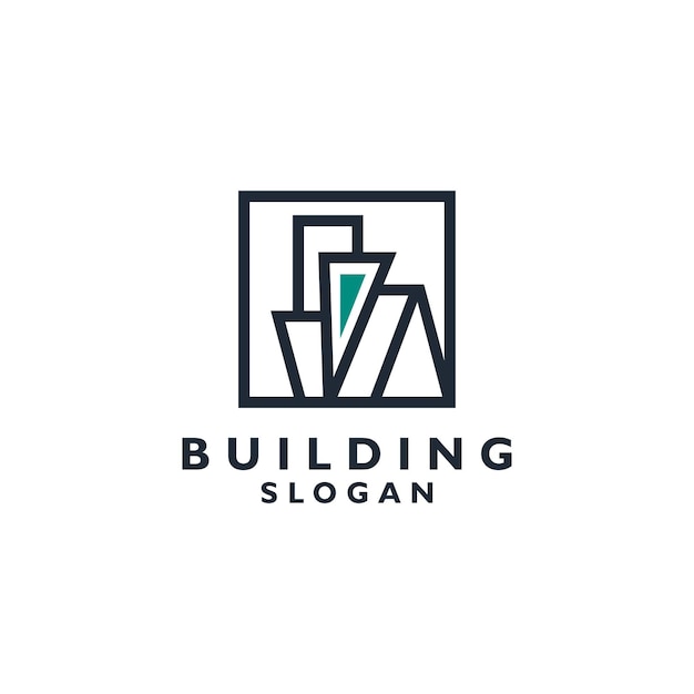 建物建設のロゴ モダン