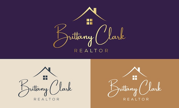 Building and Construction real estate logo design premium Vector