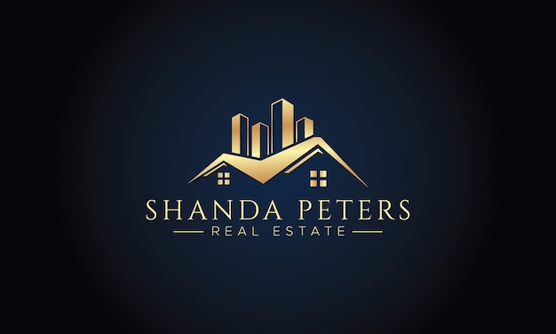 Vector building and construction real estate logo design premium vector