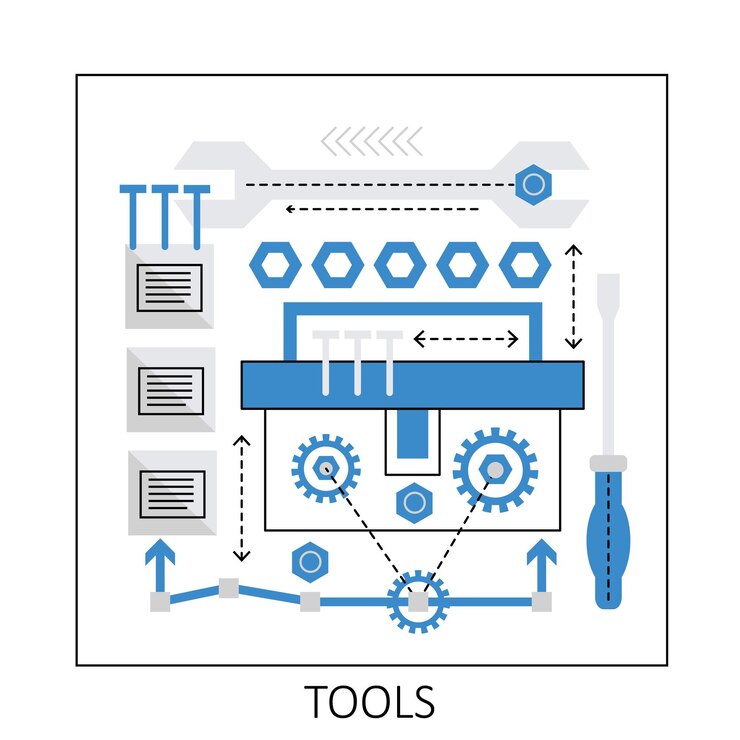Vector building construction tools