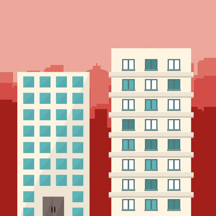 Vector building design 