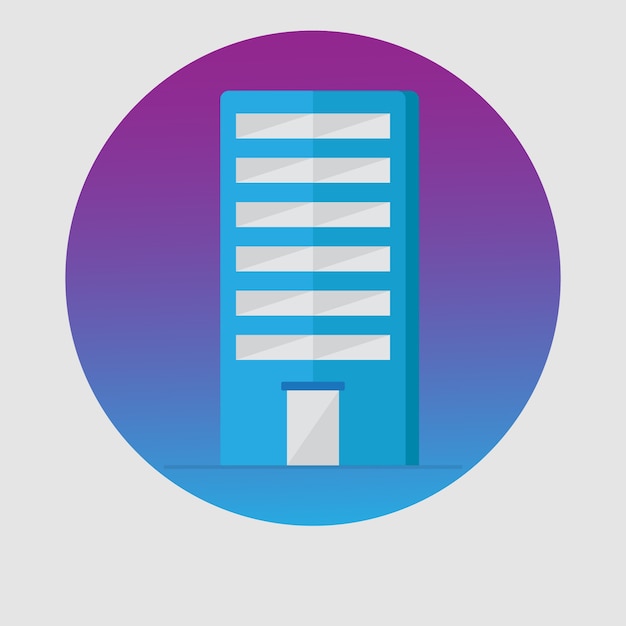 Building flat icon