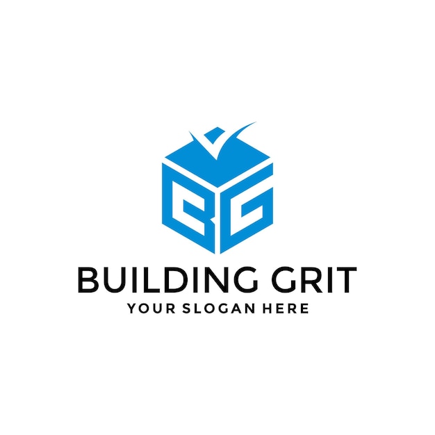 Шаблон дизайна логотипа Building Grit