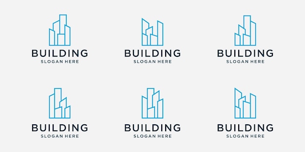 building house logo design template