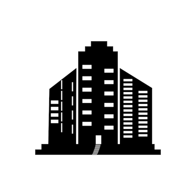 building icon logo vector design i