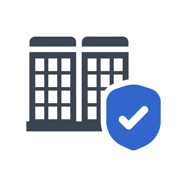 Building insurance icon