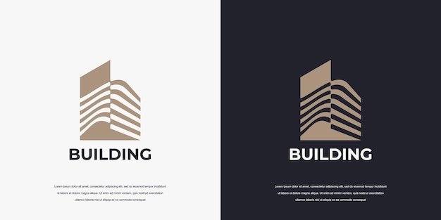 Building logo apartment logo architect logo ready to use