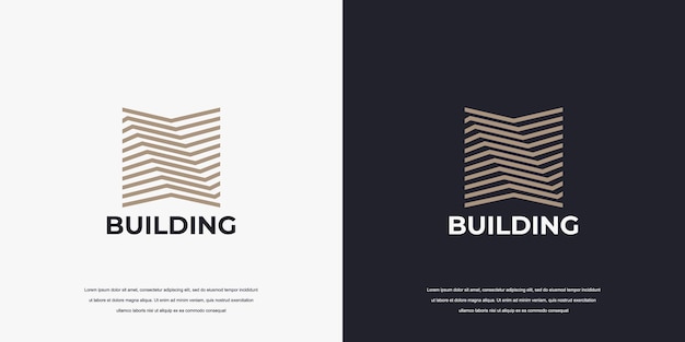 Building logo apartment logo architect logo ready to use