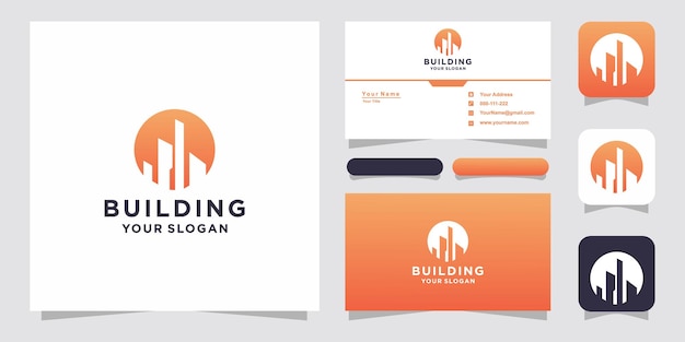 building logo and business card