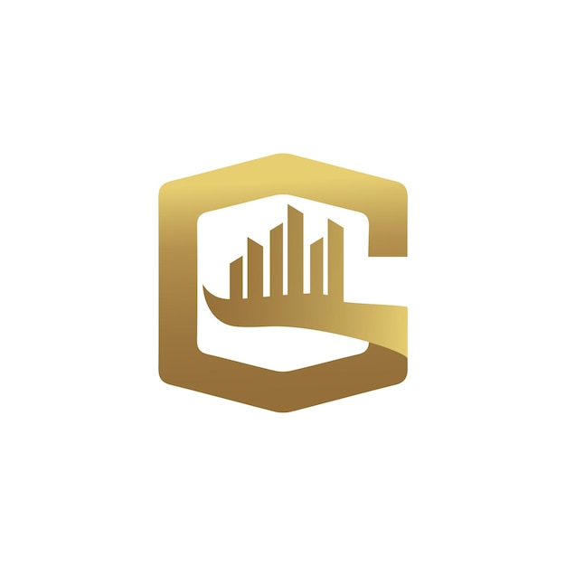 building logo construction logo gold color construction symbol design graphic minimalistlogo