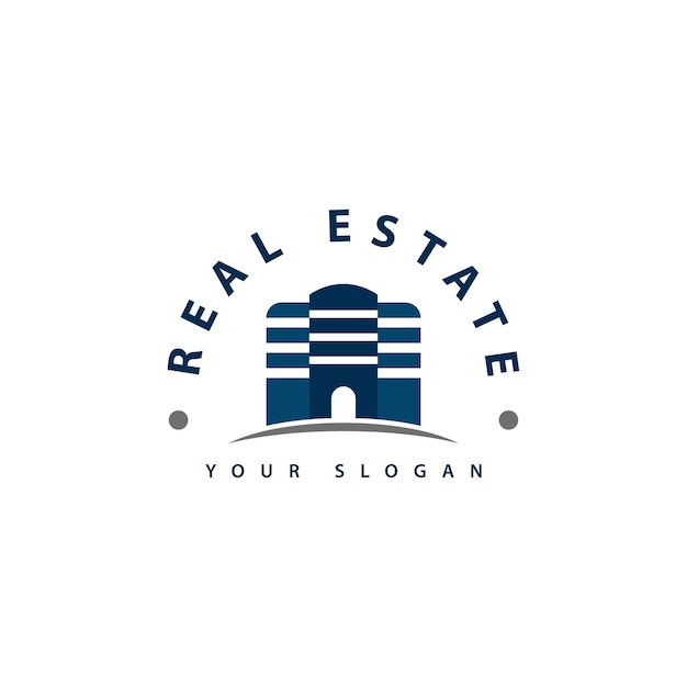 Building logo design for apartment and real estate