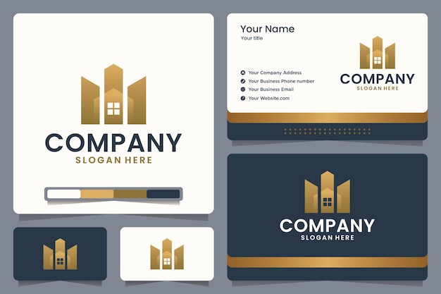 Building logo design and business card